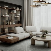 Custom Living Room Shelving gallery detail image