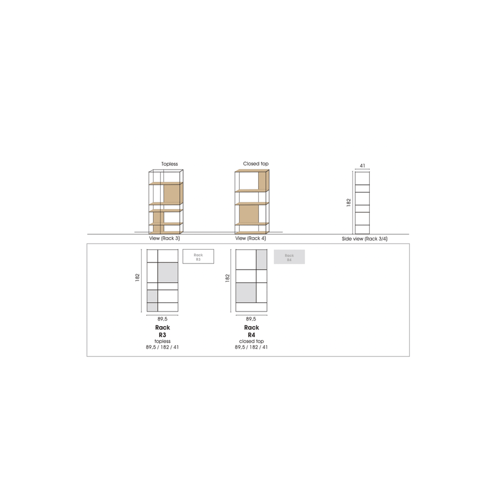 Solid Cabinet | Bookcase gallery detail image