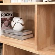 Stax Hardwood Staggered Bookcase | Natural | Wide 1200 gallery detail image