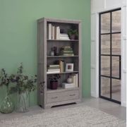 Chamfer Natural Solid Oak Large Bookcase gallery detail image