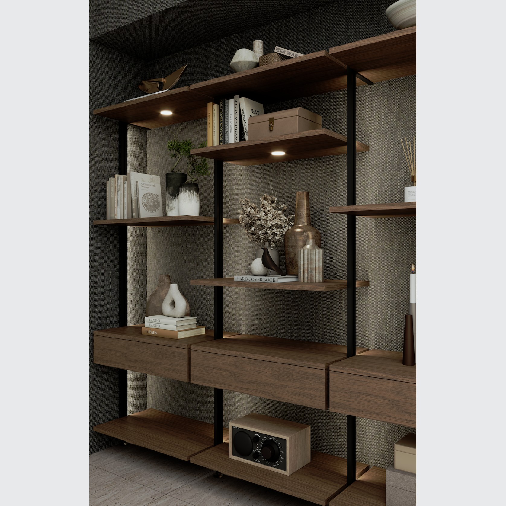 Custom Living Room Shelving gallery detail image