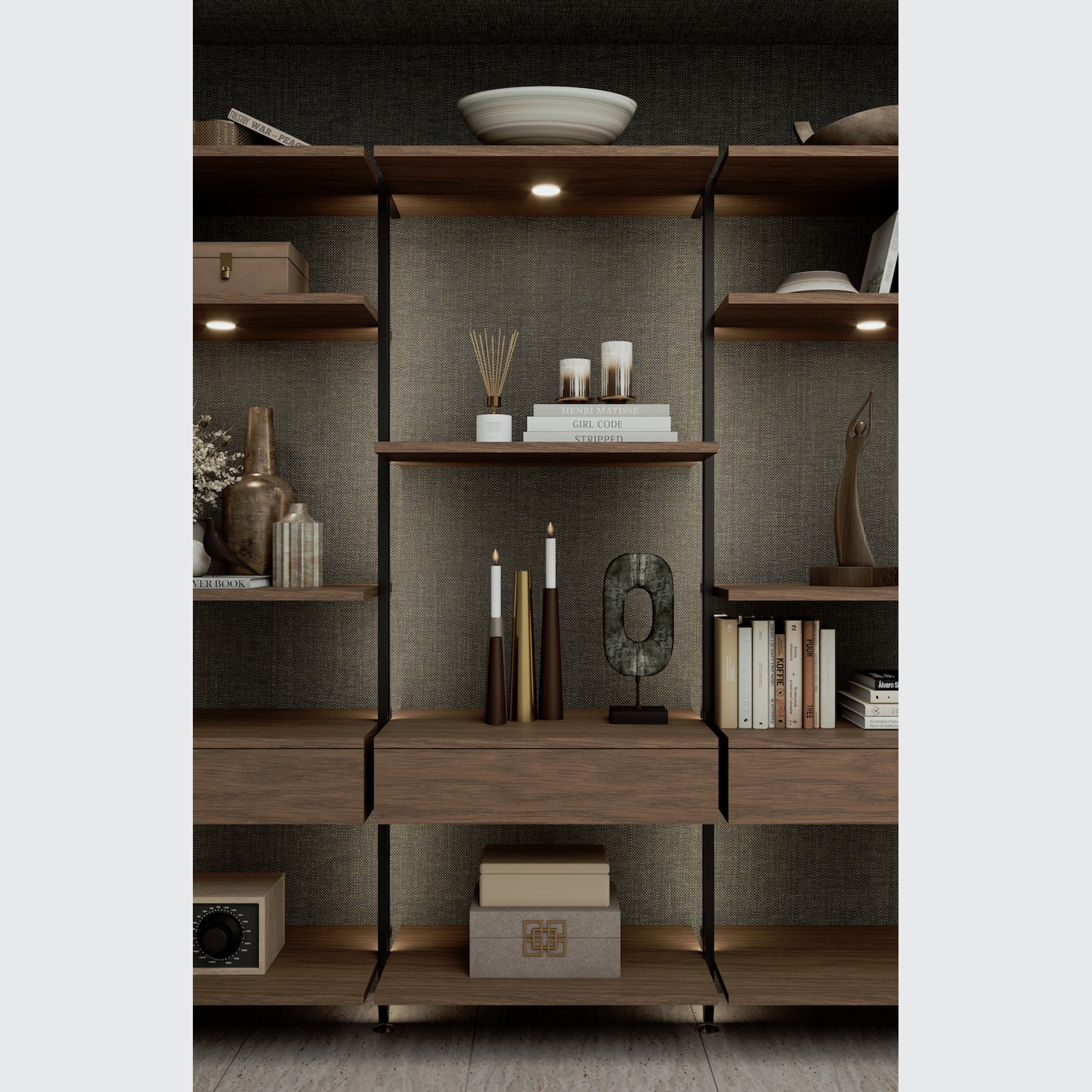 Custom Living Room Shelving gallery detail image