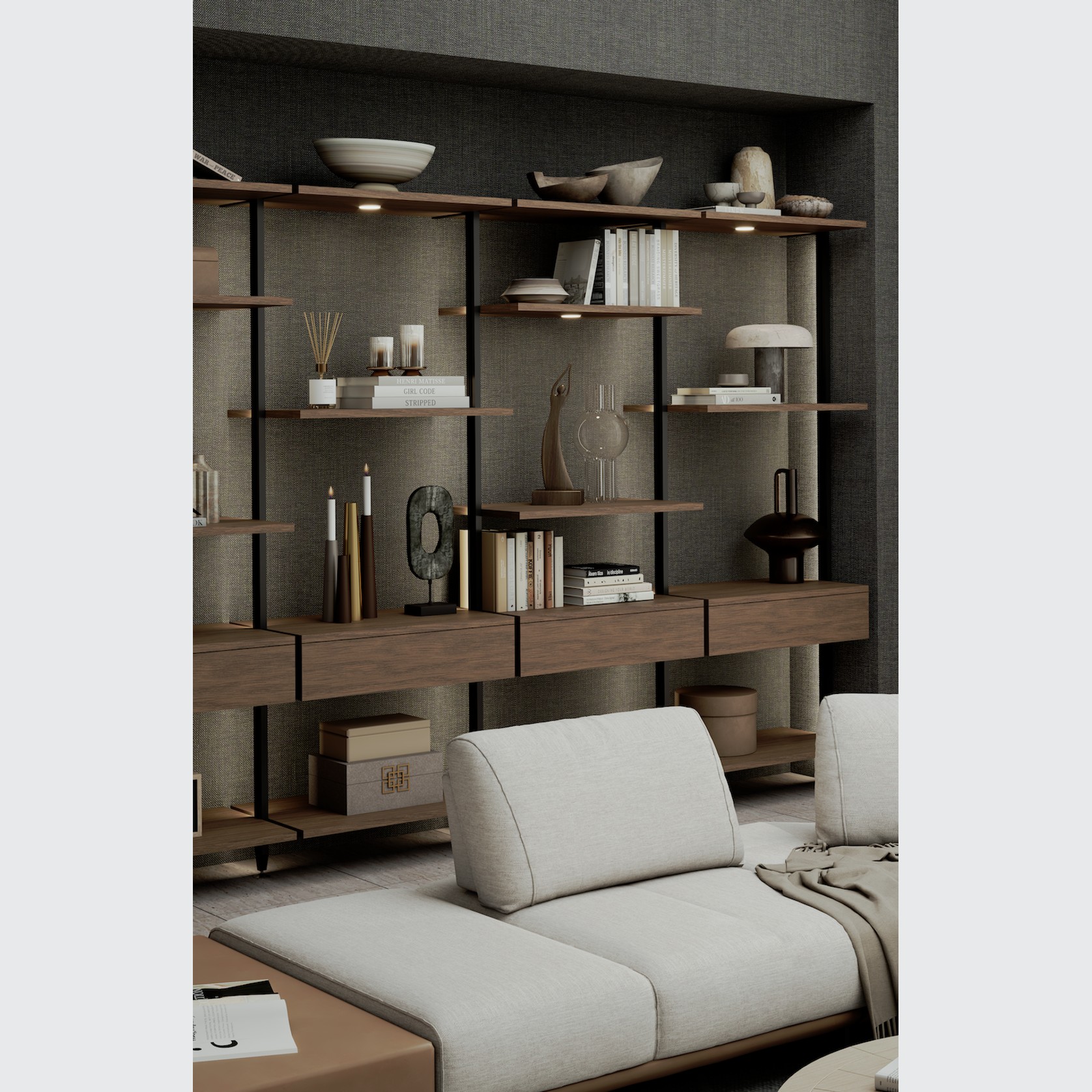 Custom Living Room Shelving gallery detail image