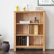 Humbie Natural Solid Oak Small Bookcase gallery detail image