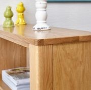 Humbie Natural Solid Oak Small Bookcase gallery detail image