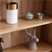 Humbie Solid Oak Large Display Cabinet gallery detail image