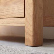 Humbie Solid Oak Slim Display Cabinet gallery detail image