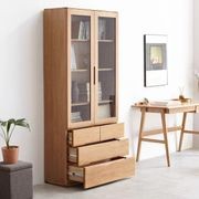 Manchester Natural Solid Oak  Display Cabinet gallery detail image