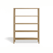 Nordica Bookshelf - 4 Tier Solid Oak (large) gallery detail image