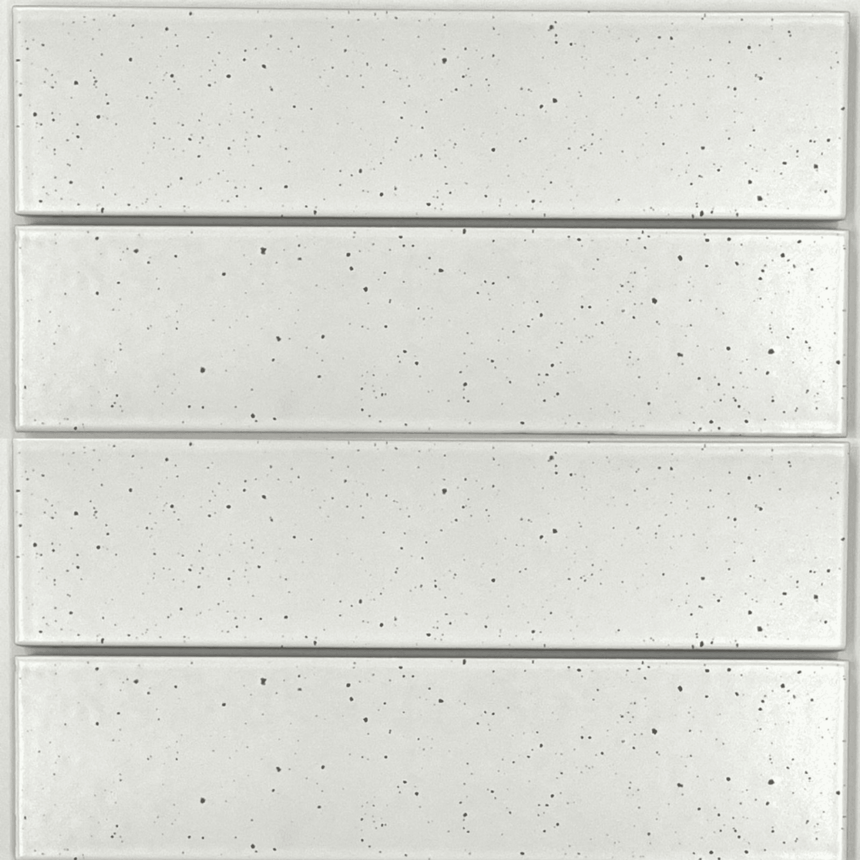 Komo Speckle White Brick Tile gallery detail image