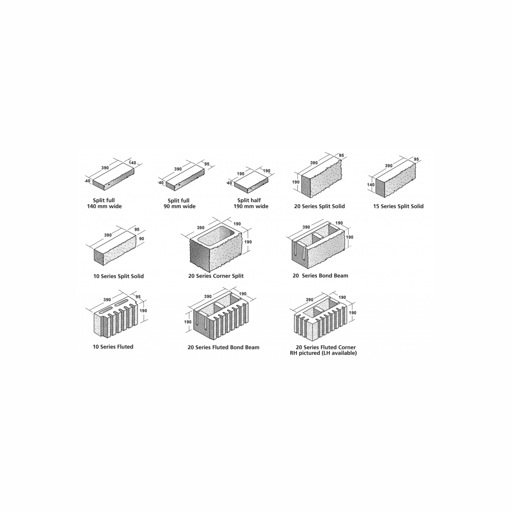 Split face Structural Masonry gallery detail image