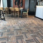 Antico Casale Bruciato brick floor tiles