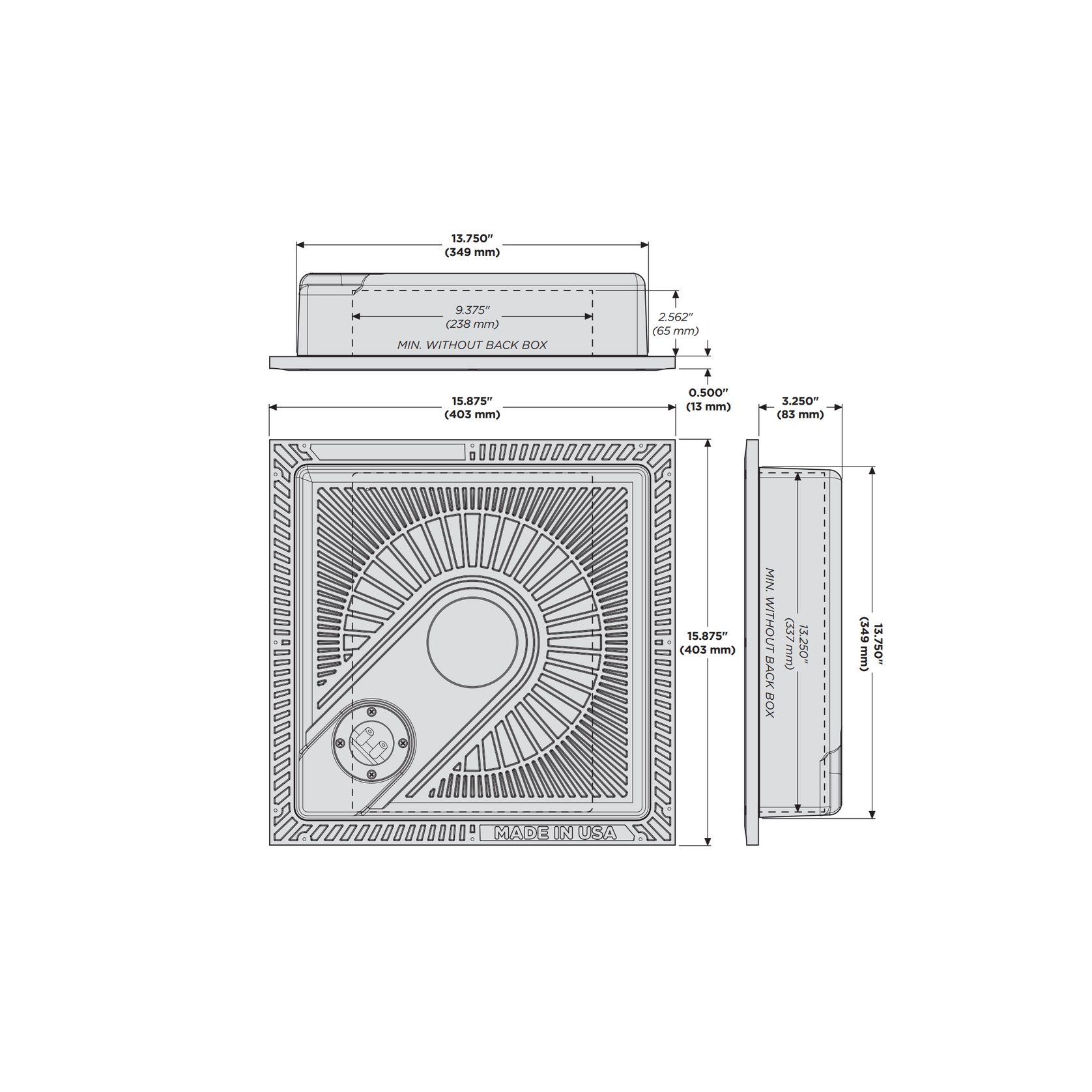 Stealth LRAD-116 Invisible Speaker gallery detail image