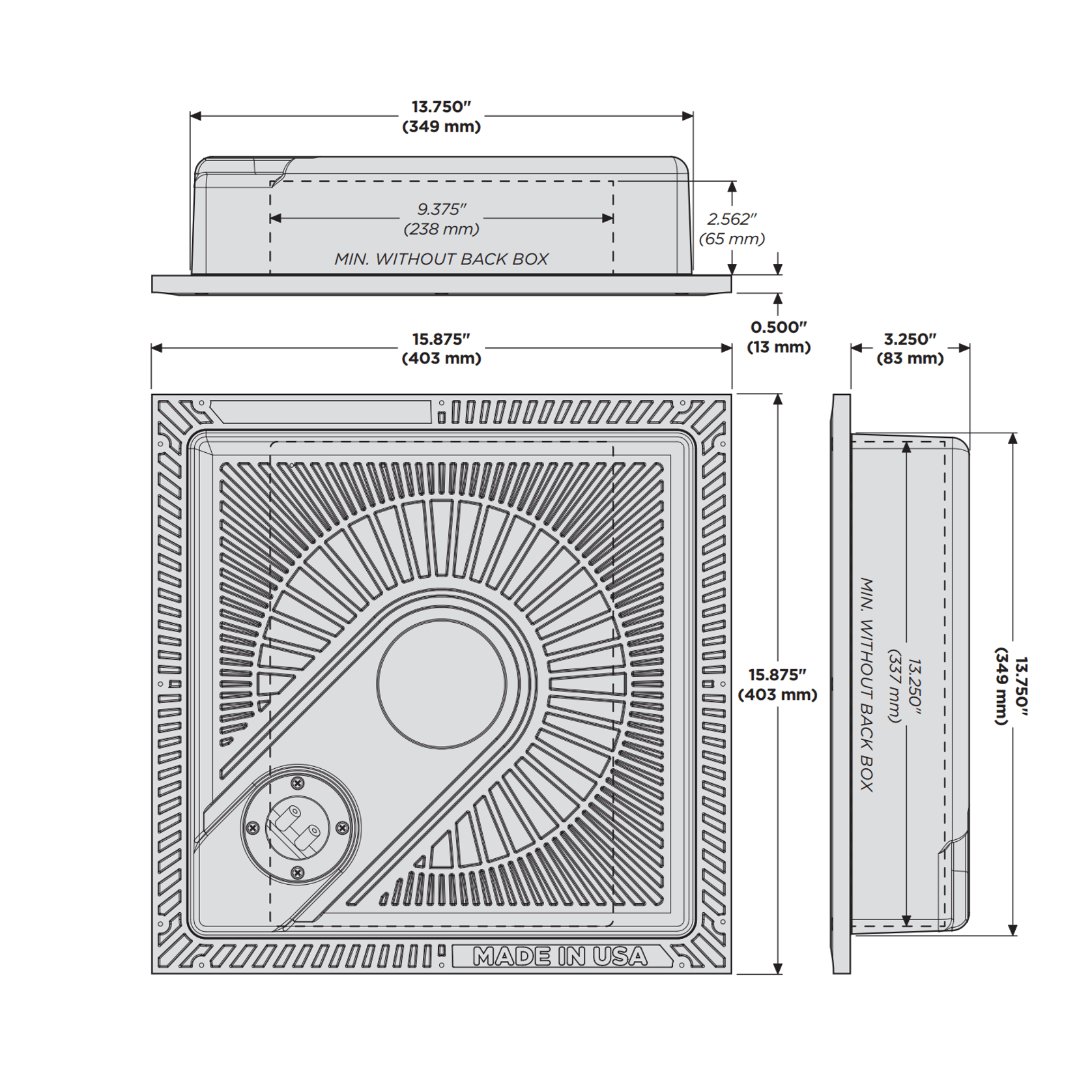 Stealth LRAD-116 Invisible Speaker gallery detail image