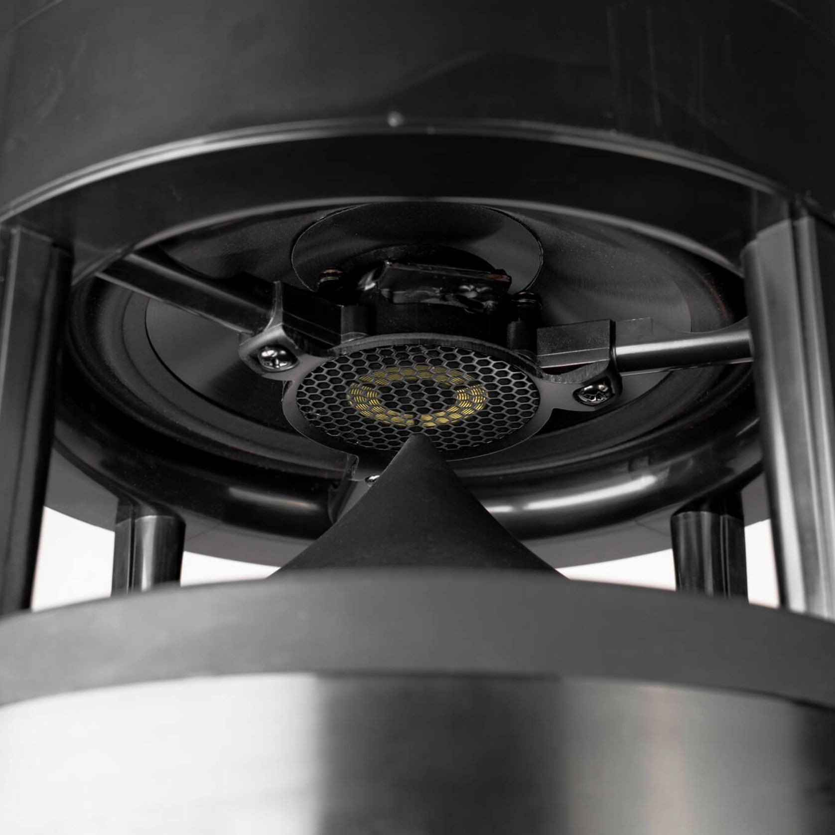 Ambisonic 10" Bollard Round Black Speaker gallery detail image