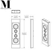 Origin M5500OW 3 Way OnWall LCR Speaker - Marquee gallery detail image