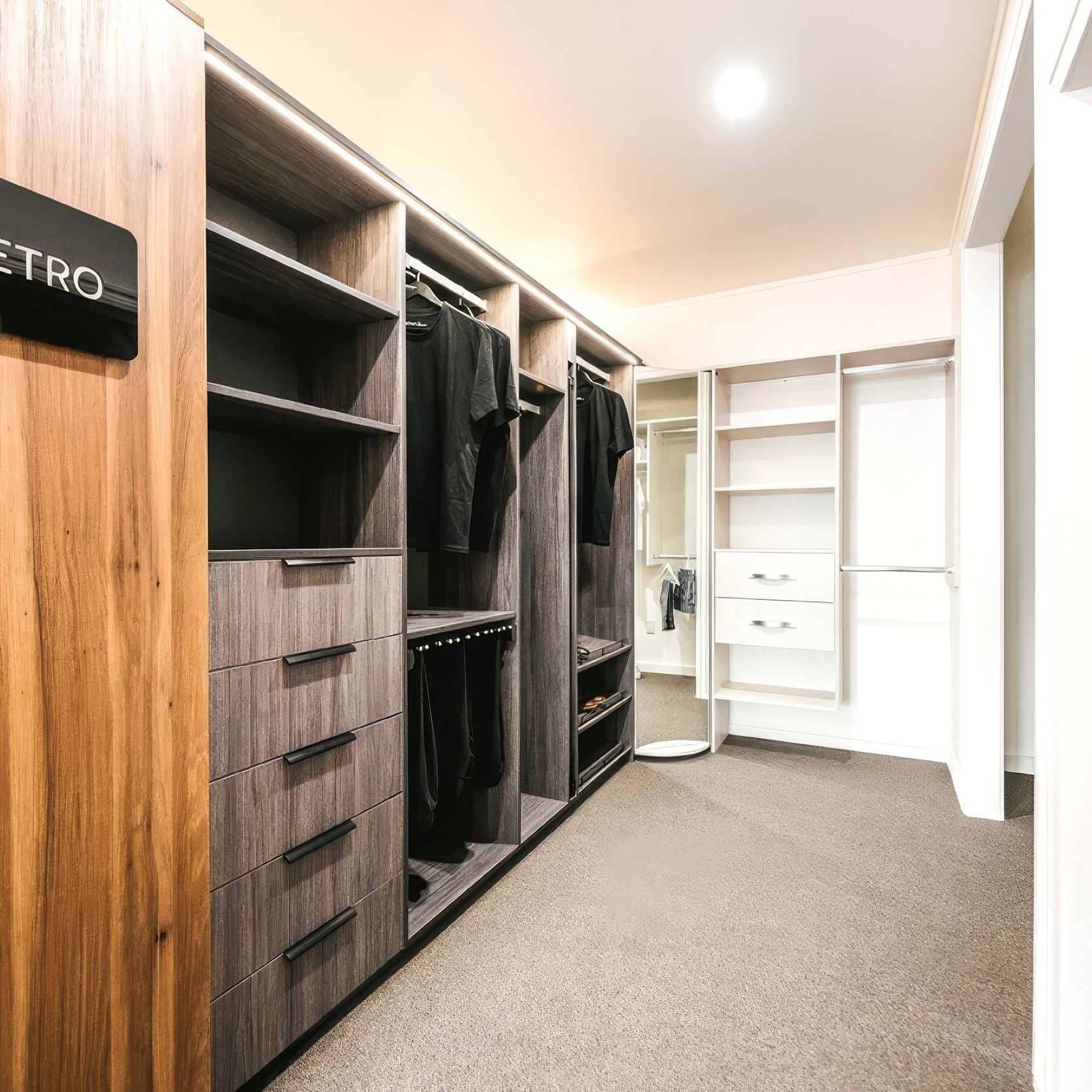 METRO range - Walk-in Wardrobe by Wardrobes Plus gallery detail image