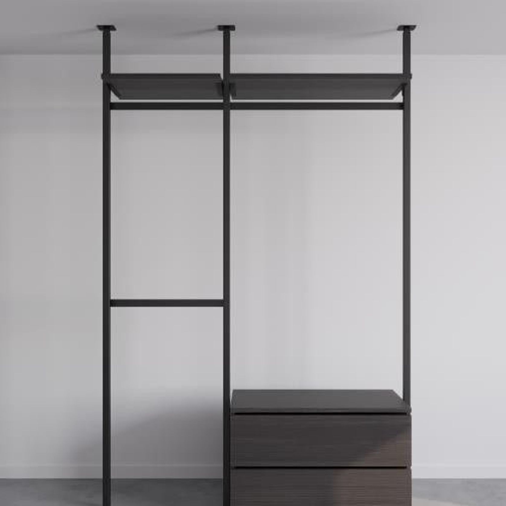 The Sophisticated LBD | Ceiling Fixed Wardrobe gallery detail image