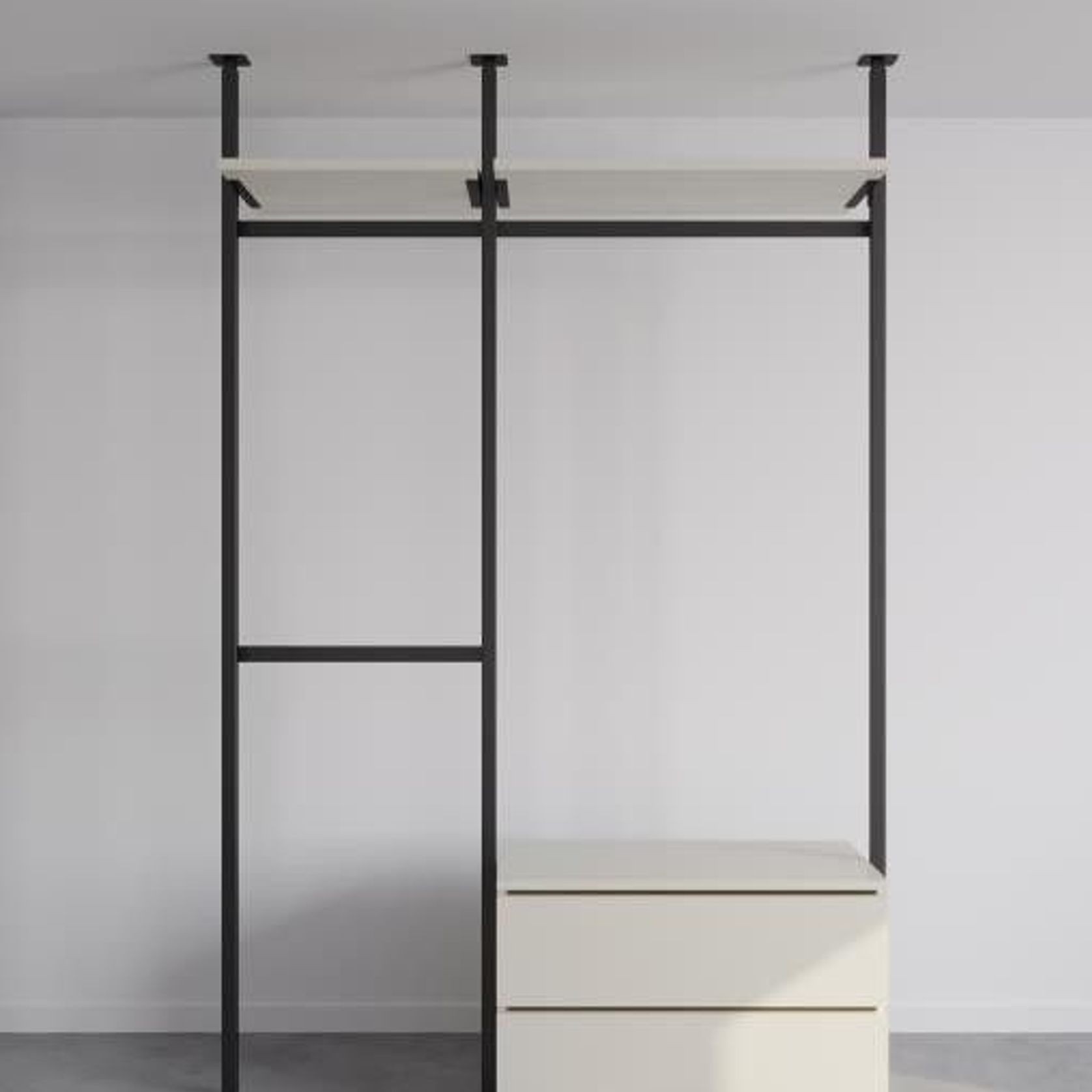 The Sophisticated LBD | Ceiling Fixed Wardrobe gallery detail image