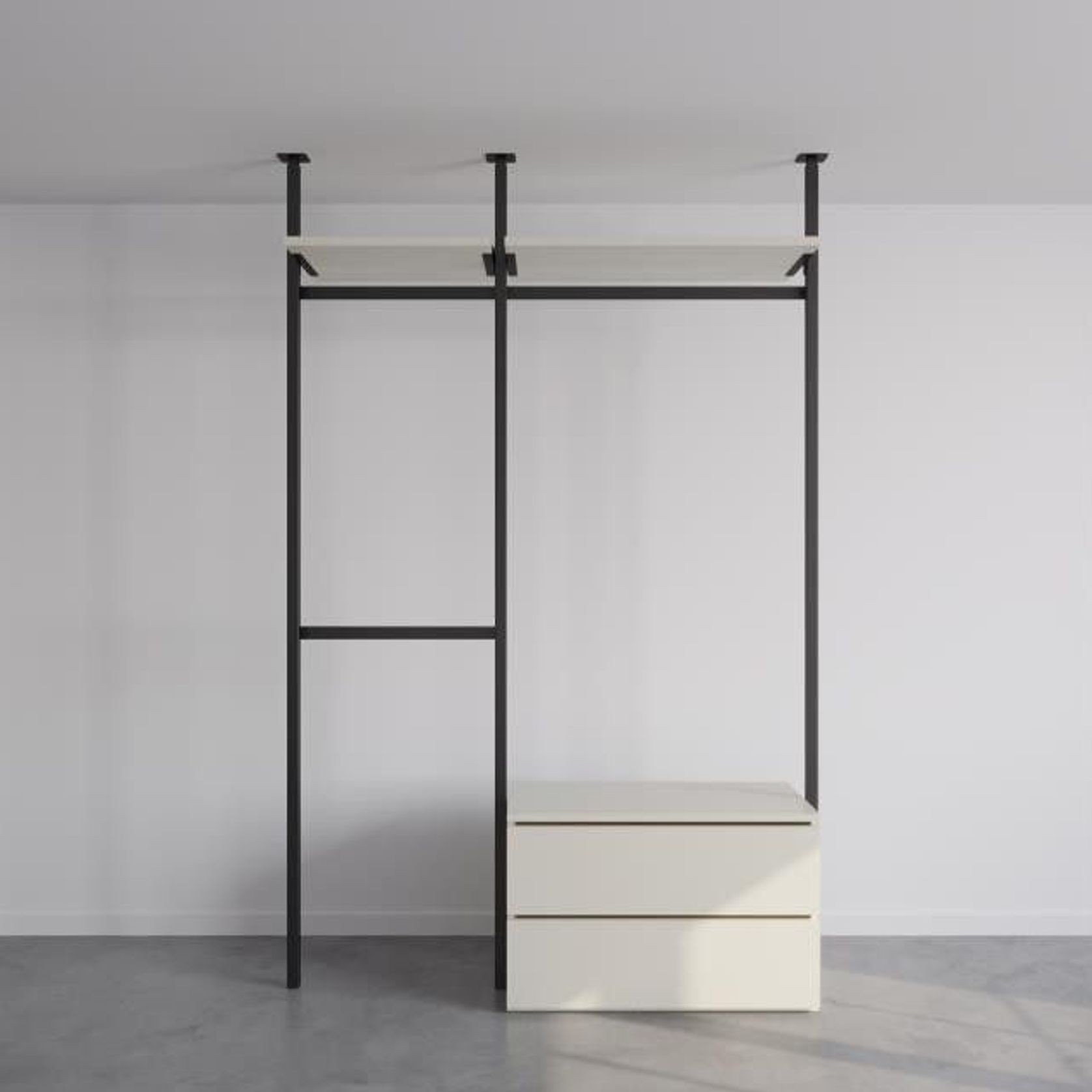 The Sophisticated LBD | Ceiling Fixed Wardrobe gallery detail image