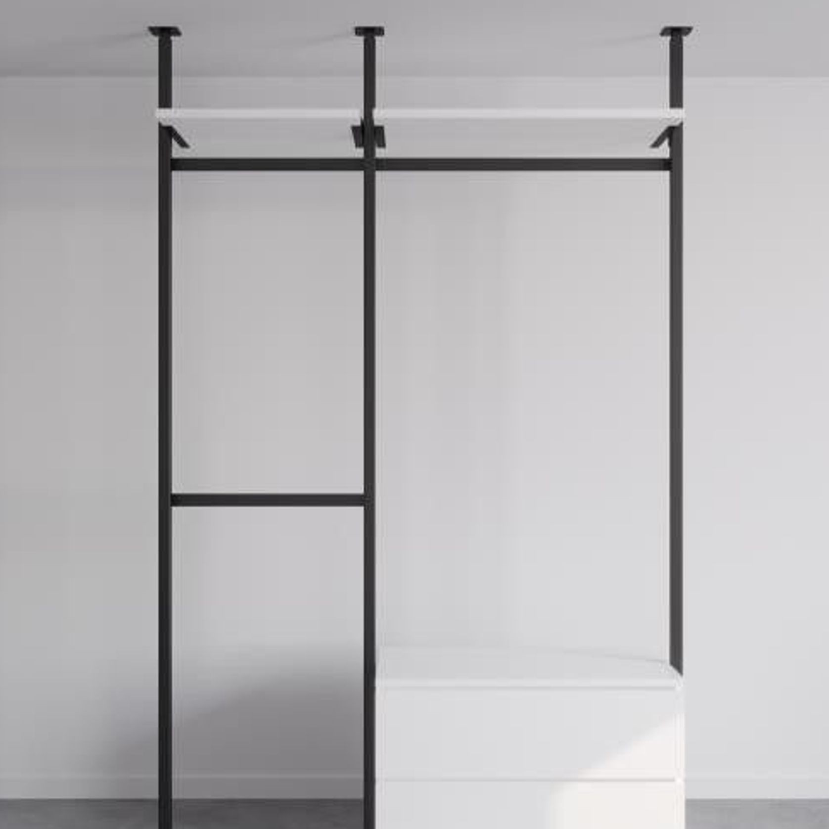 The Sophisticated LBD | Ceiling Fixed Wardrobe gallery detail image