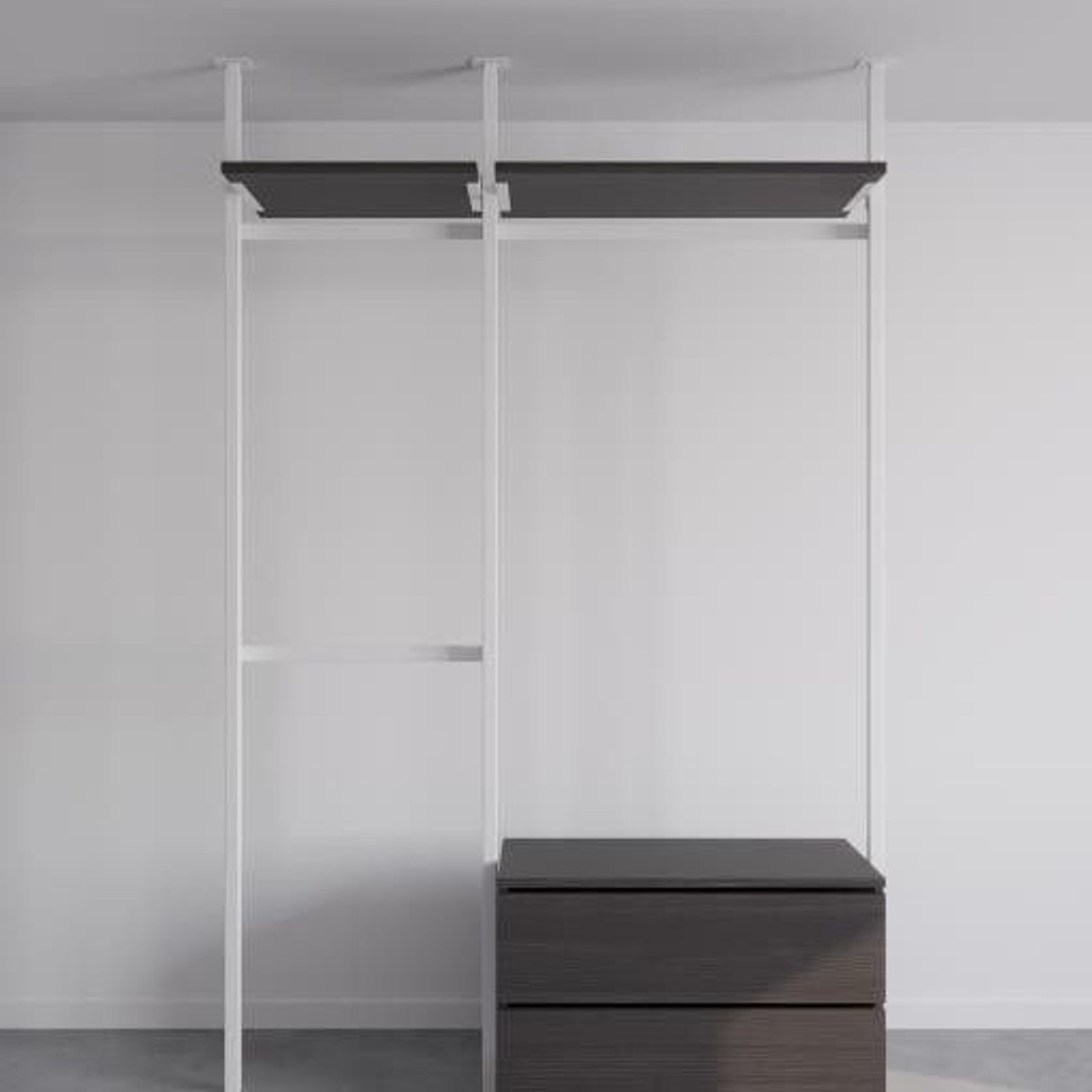 The Sophisticated LBD | Ceiling Fixed Wardrobe gallery detail image