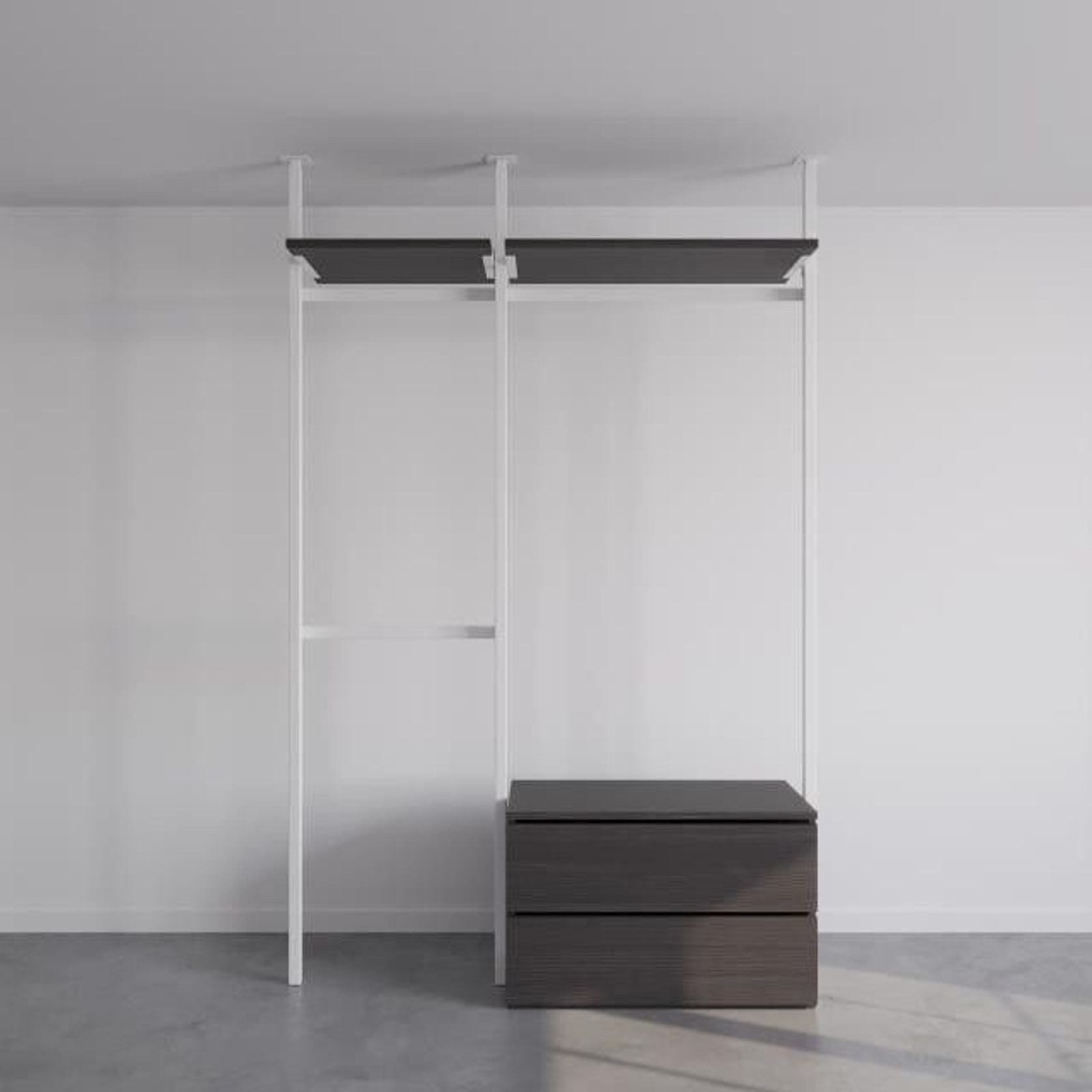 The Sophisticated LBD | Ceiling Fixed Wardrobe gallery detail image