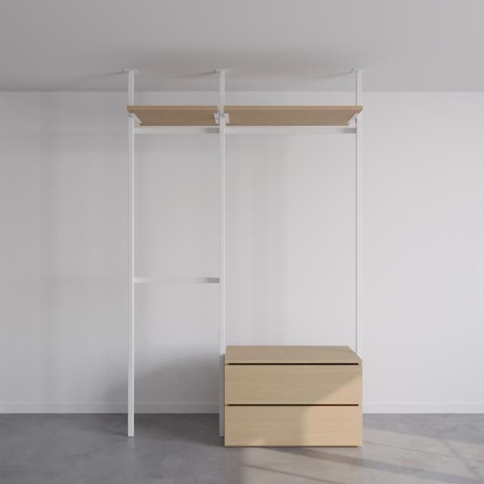 The Sophisticated LBD | Ceiling Fixed Wardrobe gallery detail image