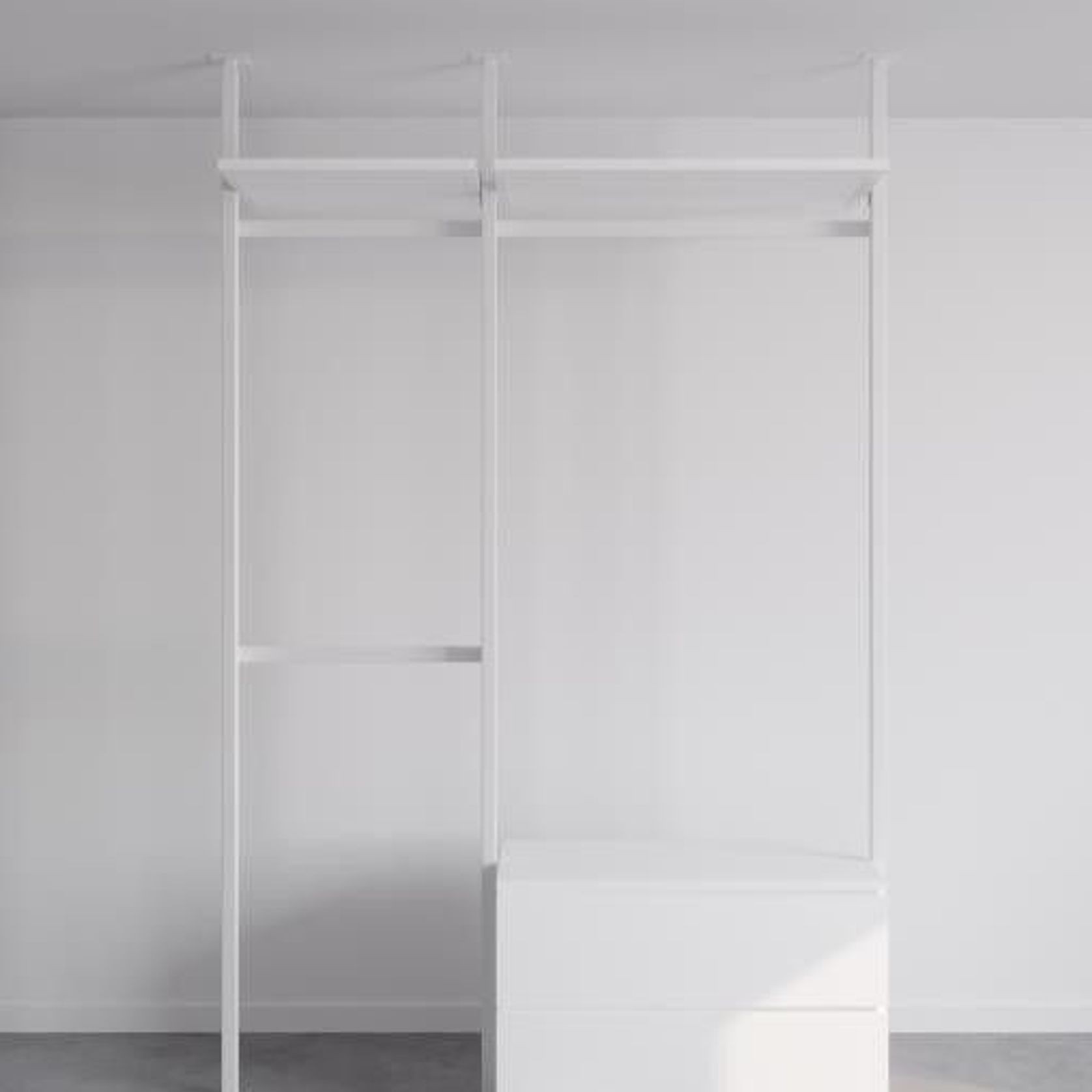 The Sophisticated LBD | Ceiling Fixed Wardrobe gallery detail image