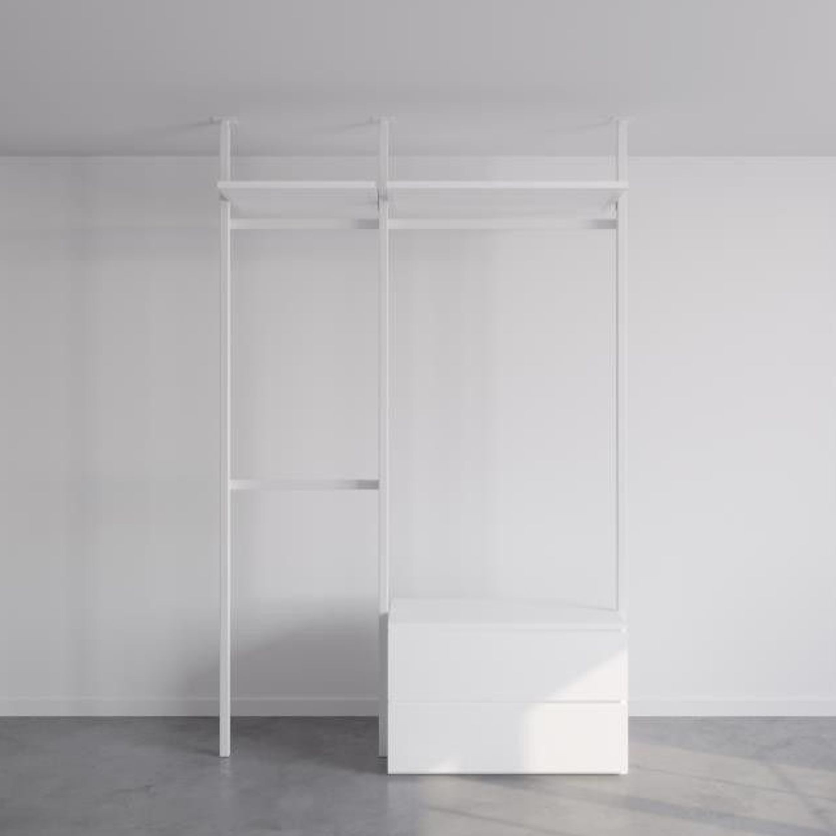 The Sophisticated LBD | Ceiling Fixed Wardrobe gallery detail image
