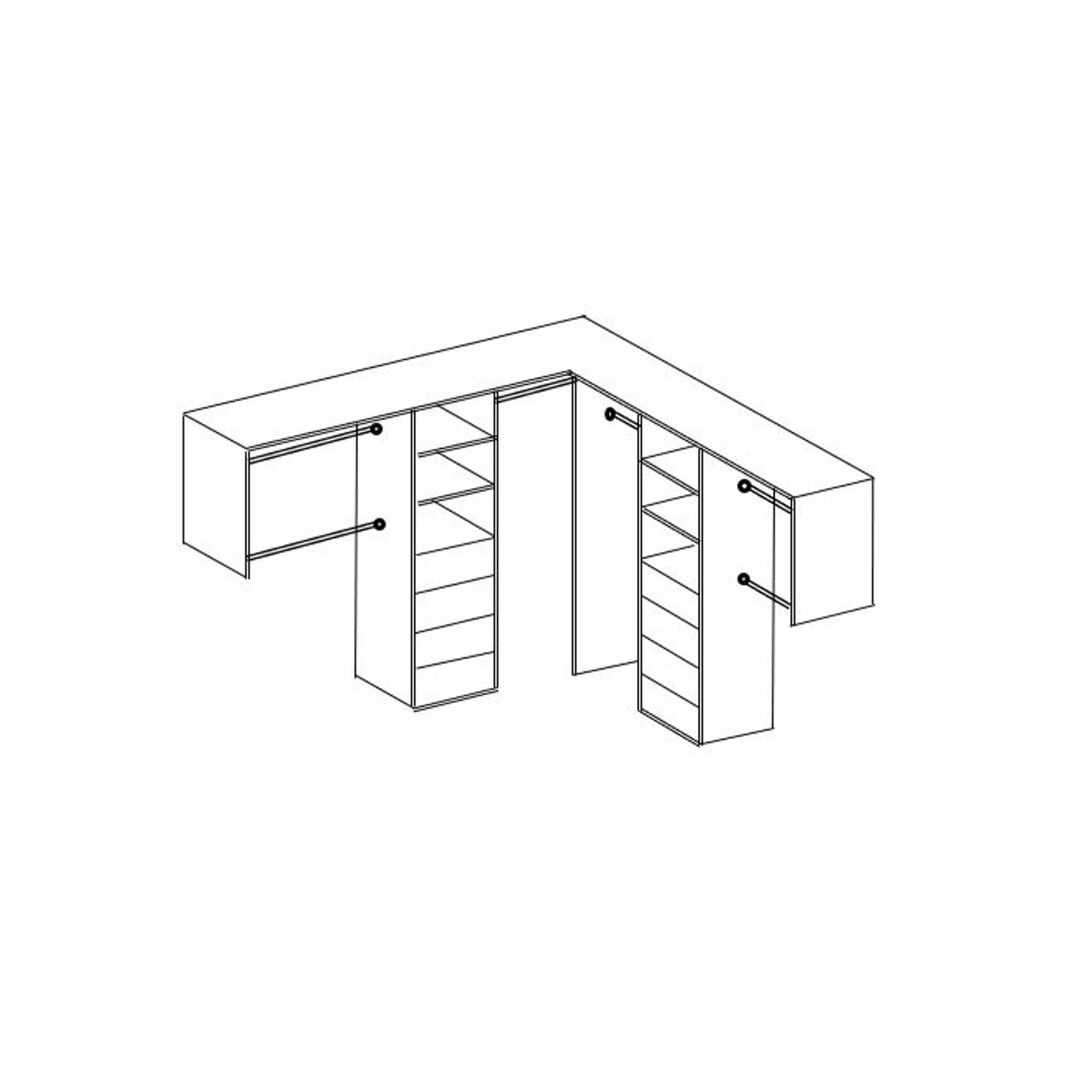 Genesis Modular FloorStanding Wardrobe Shelving ArchiPro NZ