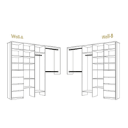 Walk-Thru Wardrobe With Drawers gallery detail image