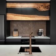 Old English Oak Epoxy Kitchen Overhead Doors gallery detail image