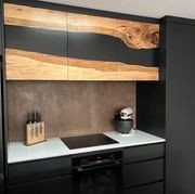 Old English Oak Epoxy Kitchen Overhead Doors gallery detail image