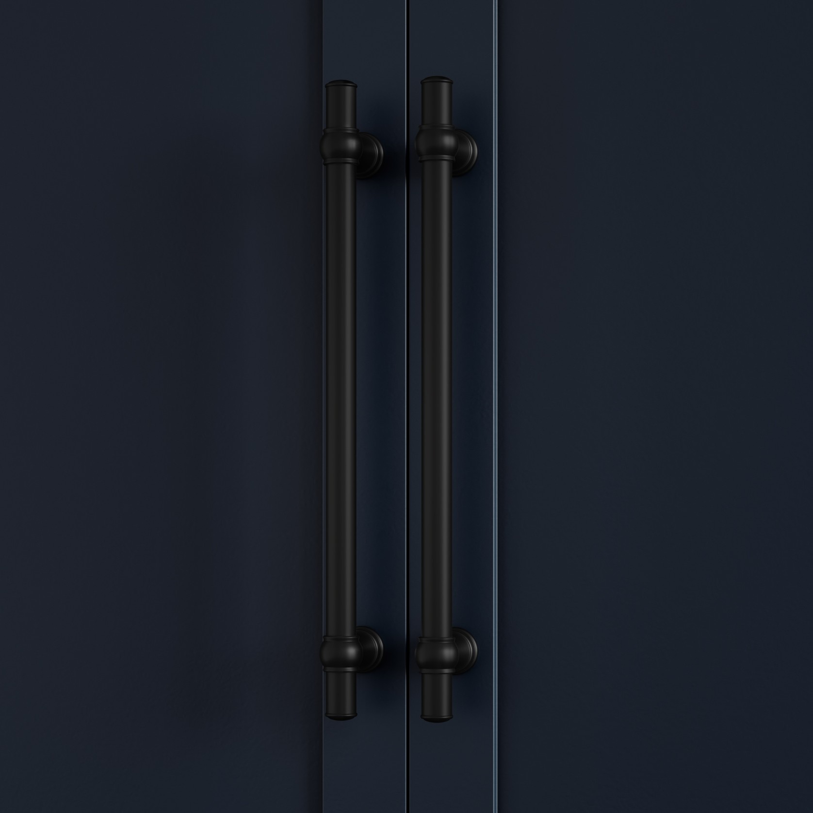 Kingsley Adjustable Cabinetry Pull 250mm | Matte Black gallery detail image