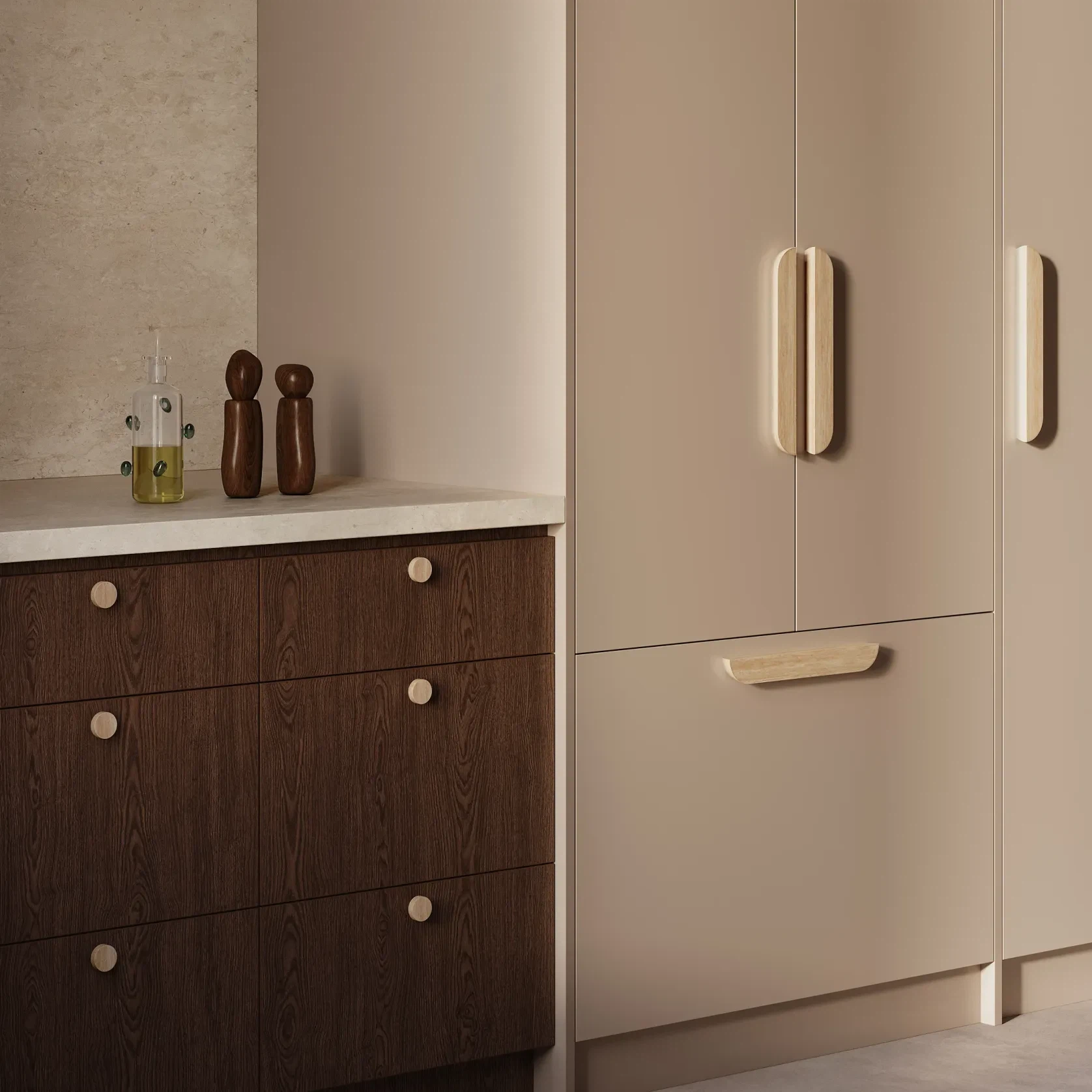 Pedra Curve Cabinetry Pull 320mm (Pair) gallery detail image