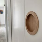 Setto Round - Timber Door Handle - TDH010 gallery detail image