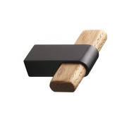 Furnipart Crossing 50mm Oak Lacquered / Matt Black gallery detail image