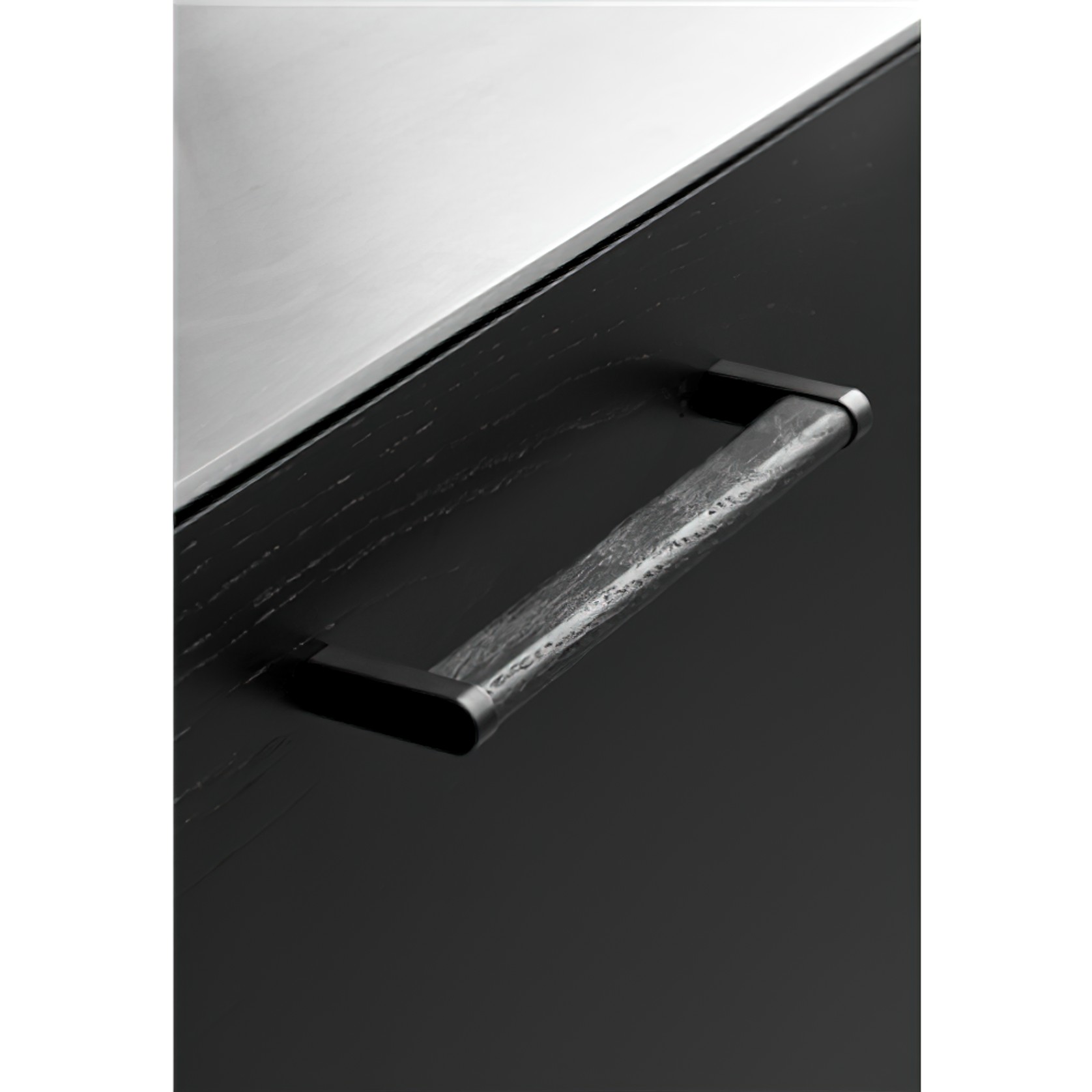 Furnipart Crossing 160mm Black Ash / Matt Black gallery detail image