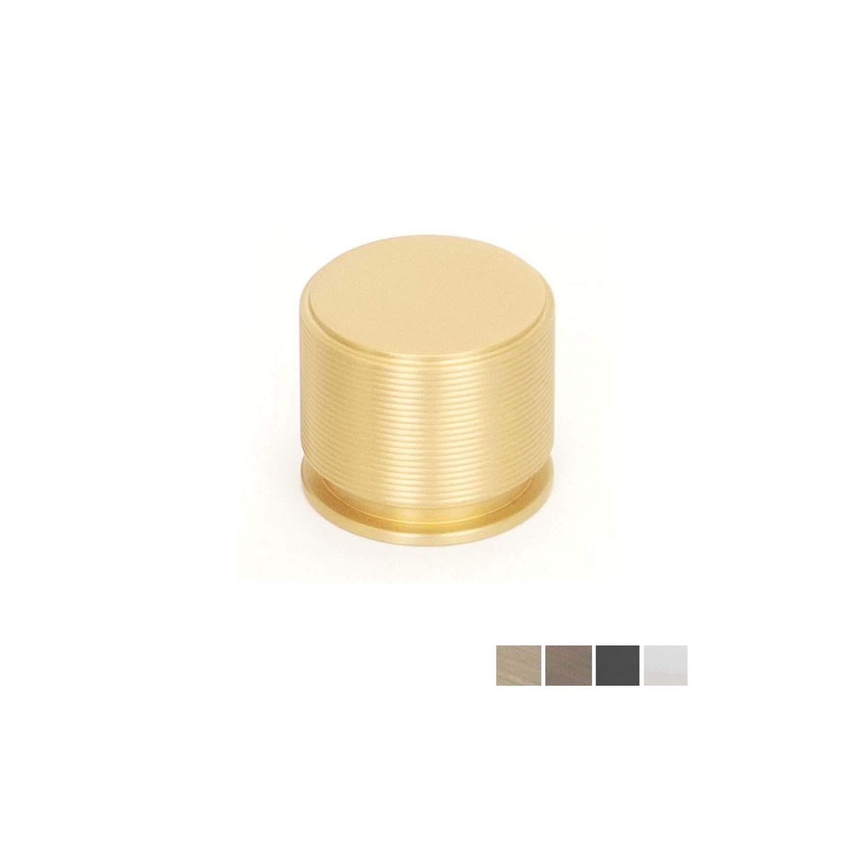 Momo Sussex Solid Brass Cabinet Lined Knob 35mm gallery detail image