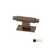 Momo Arpa Cabinet T Knob and Backplate 70mm gallery detail image