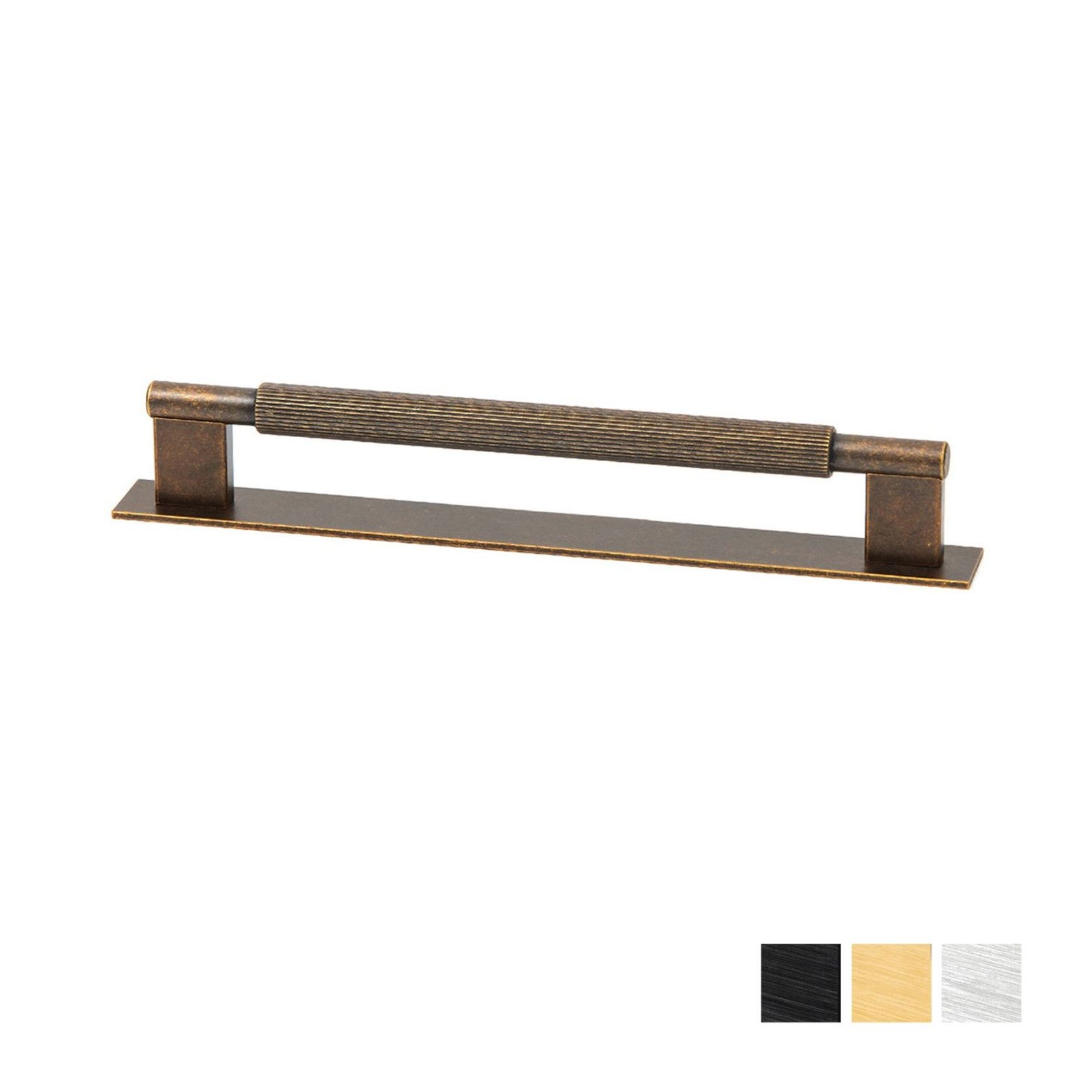 Momo Arpa Cabinet D Handle and Backplate gallery detail image