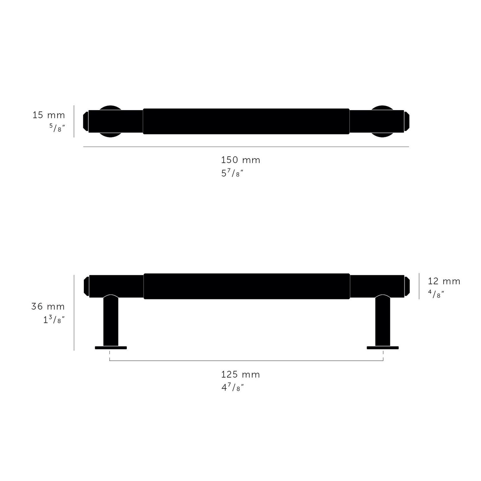 Buster and Punch Linear Cabinet Pull Bar Handle gallery detail image