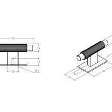 Momo Arpa Cabinet T Knob 70mm gallery detail image