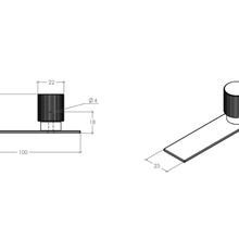Momo Arpa Round Cabinet Knob And Backplate gallery detail image