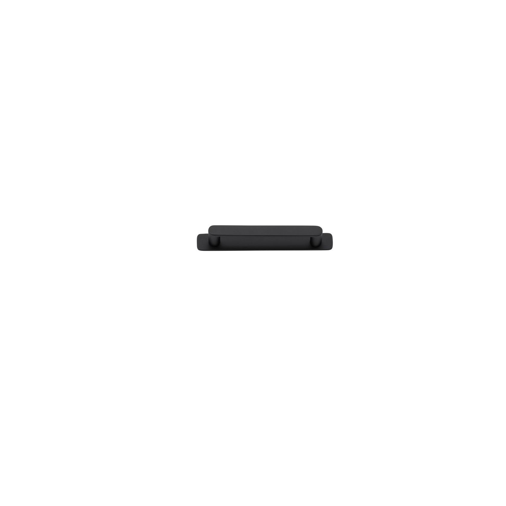 Osaka Cabinet Pull with Backplate - CTC128mm gallery detail image