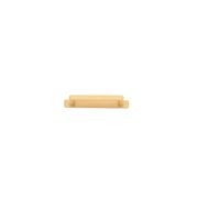 Osaka Cabinet Pull with Backplate - CTC128mm gallery detail image
