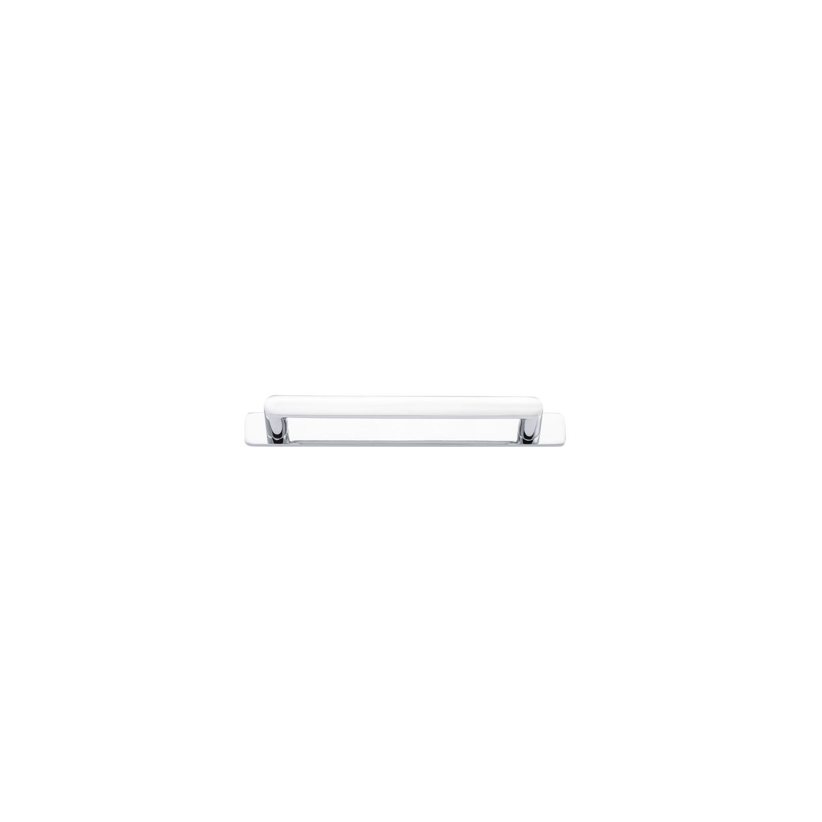 Osaka Cabinet Pull with Backplate - CTC160mm gallery detail image