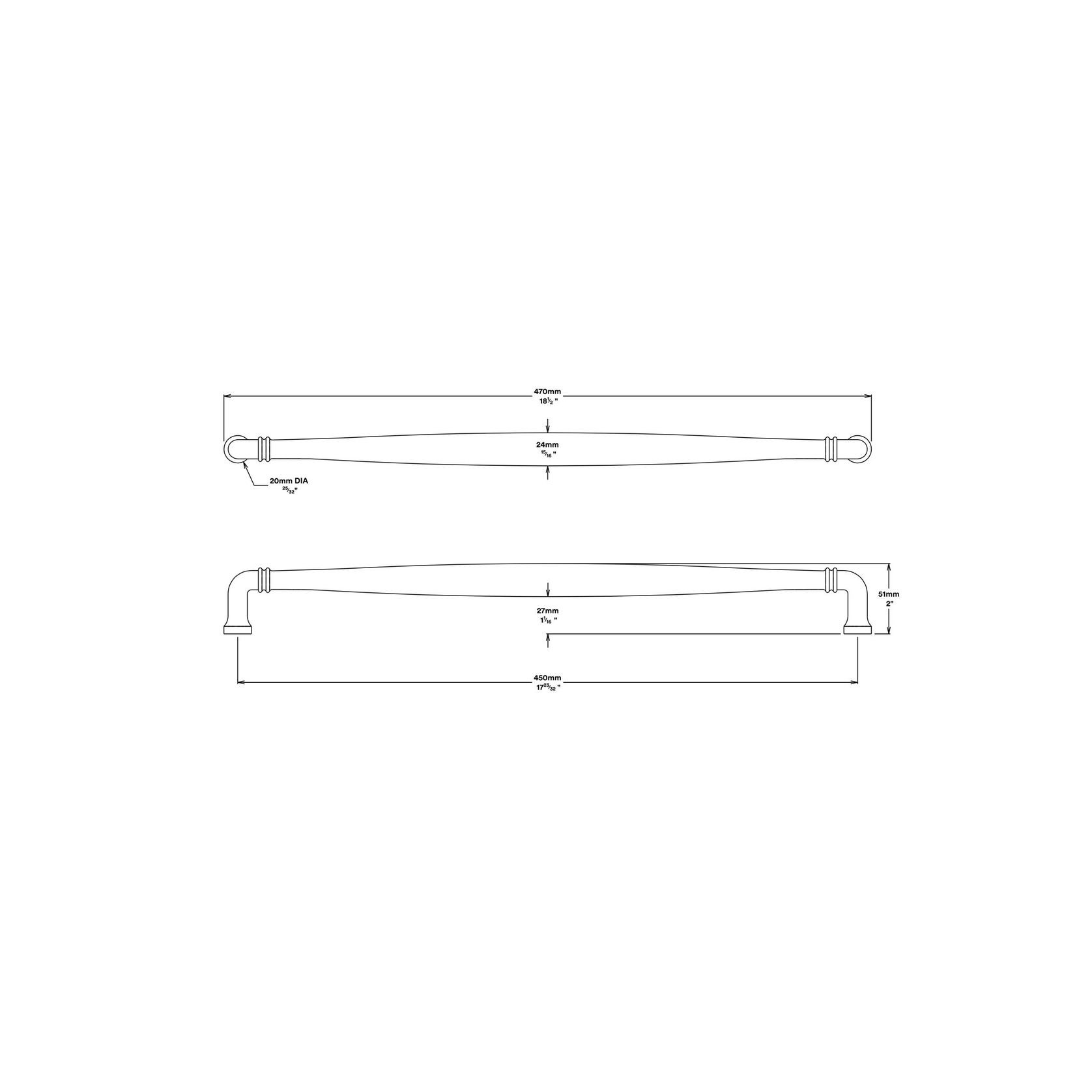 Iver Sarlat Cabinet Pull Handle gallery detail image