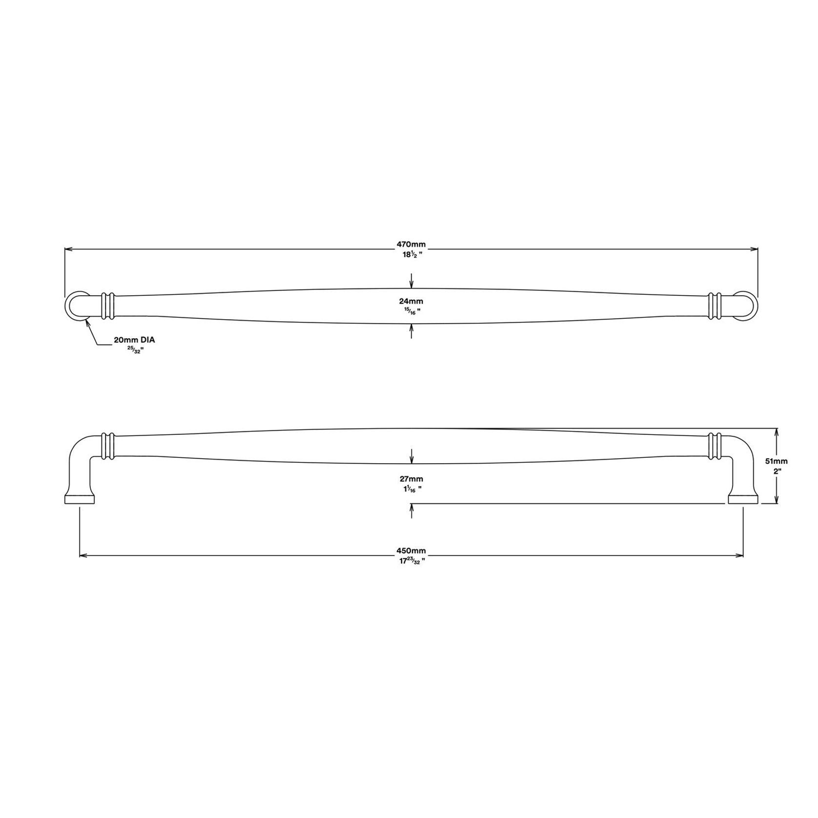 Iver Sarlat Cabinet Pull Handle gallery detail image